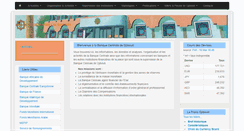 Desktop Screenshot of banque-centrale.dj